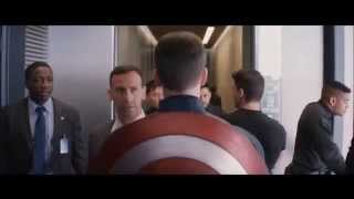 Captain America The Winter Soldier Elevator Fight Scene WITH ELEVATOR MUSIC [upl. by Aila946]