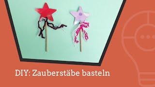 DIY einen Zauberstab basteln 🪄 Bastelideen für Kinder [upl. by Enomed965]