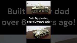 1958 Revell 140 Built Russian T34 Tank [upl. by Seuqram]