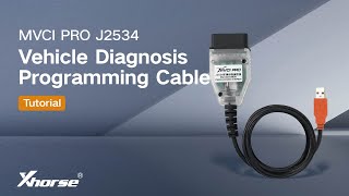 How to Use MVCI PRO J2534 Cable  Xhorse [upl. by Paolo]