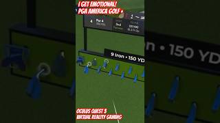 I get emotional  Oculus Quest 3 golf vr gaming golfswing [upl. by Velma]