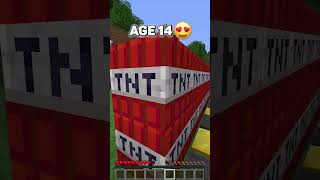 Sliding off Traps by different Ages minecraft shorts memes [upl. by Elaine]