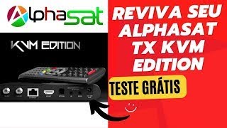 AlphaSat TX KVM Edition Configurar CS 2023 [upl. by Kimball]