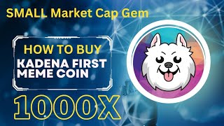 How To Buy Kishu Ken  Kadena First Meme Coin crypto kadena kda [upl. by Edas193]