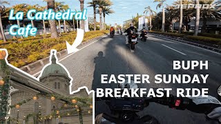 EASTER SUNDAY RIDE TO LA CATHEDRAL CAFE  POV RIDE  TRIDENT 660  RAW SOUND [upl. by Ielarol473]