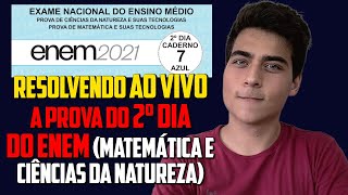 Resolvendo a prova do 2º DIA do ENEM ao Vivo  Matemática e Natureza [upl. by Colvin405]