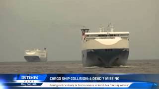 Cargo ship collision 4 dead 7 missing [upl. by Anolla]