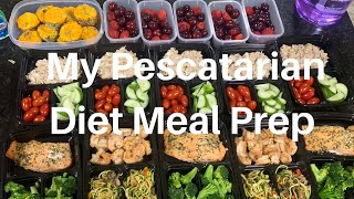 My Pescatarian Diet Meal Prep Week 1 [upl. by Hugibert]