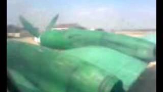 Ilyushin Il18 takeoff in Somaliland [upl. by Drannek504]