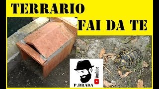 Creazione terrario Fai da te con casetta per tartaruga By Paolo Brada DIY [upl. by Eneres]