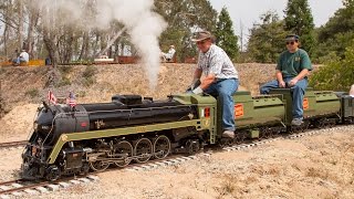 Firing up and running the Canadian National 6060 482 live steam locomotive [upl. by Codding]