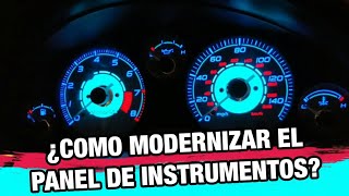 CÓMO MODERNIZAR EL PANEL DE INSTRUMENTOS DE TU CARRO FÁCILMENTE [upl. by Assirec]