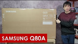 TV QLED Q80A 2021  Unboxing e LIGANDO pela PRIMEIRA VEZ [upl. by Nnaes]