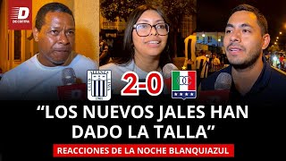 Hinchas de ALIANZA LIMA reaccionan a victoria 20 sobre Once Caldas en la NOCHE BLANQUIAZUL [upl. by Nodgnal78]