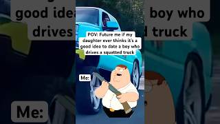 Squatted Trucks deserve ALL the Hate shorts carenthusiast squattedtrucks petergriffin [upl. by Maguire]