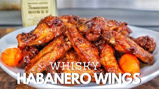 Whiskey Habanero Wings  Chicken Recipe [upl. by Asoral]