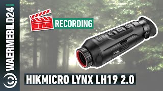 Anblick mit dem Hikmicro Lynx LH19 20 WärmebildHandgerät 🔴 [upl. by Adnohsor]