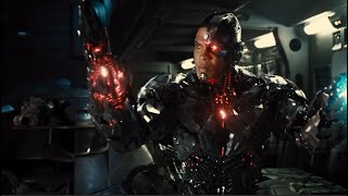 Cyborg DCEU Powers and Fight Scenes  Justice League 2017 and Zack Snyders Justice League [upl. by Caundra]