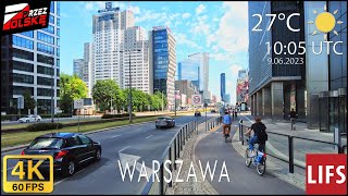 4k POLAND🚶🏽‍♂️WALK  WARSAW  🧫 WODOCIĄGI ♻️ RONDO DASZYŃSKIEGO  60fps PrzezPolskę [upl. by Nairehs]