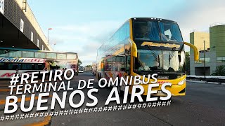 Recorriendo TERMINAL DE ÓMNIBUS RETIRO I BUENOS AIRES I ARGENTINA I 4K Walking VLOG [upl. by Lraep]