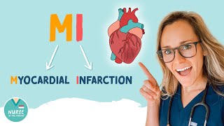 Myocardial Infarction MI Overview  MedSurg  Nursing School  Pathology  Signs amp Symptoms [upl. by Toblat]