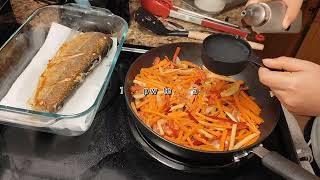 Escabeche recipe eskabeche nga salmon Sweet n Sour sauce [upl. by Akahs]