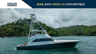 2003 Viking 61 Convertible Yacht For Sale quotRestlessquot [upl. by Zildjian]