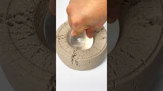 Crystal ball meets kinetic sand 😍 [upl. by Dwinnell459]