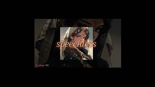 Speechless  Naomi Scott sped up [upl. by Einattirb223]