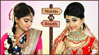 BEAUTY BATTLE  North Indian vs South Indian Makeup  Step By Step Tutorial  Anaysa [upl. by Dao]