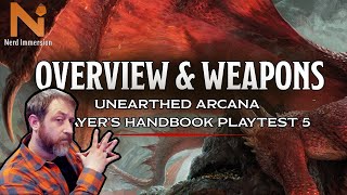 DampD 5e Unearthed Arcana Playtest 5 Preview  Nerd Immersion [upl. by Seibold482]