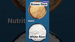 White Rice VS Brown Rice  DIABEXY [upl. by Ahtnammas]