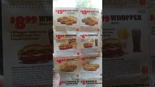 Burger King Coupons [upl. by Nelo]