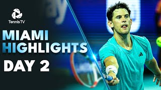 Thiem amp Sonego Meet Gasquet Kokkinakis Feature  Miami 2023 Highlights Day 2 [upl. by Cortney75]