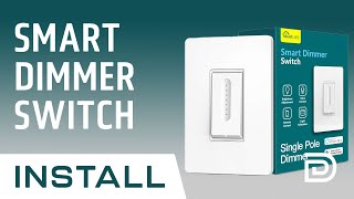 Smart Switch Install  Treatlife WiFi Smart Dimmer Switch Installation [upl. by Enyale]