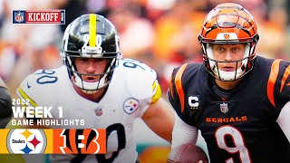 Pittsburgh Steelers vs Cincinnati Bengals  Week 1 Game Highlights [upl. by Anitnatsnok]