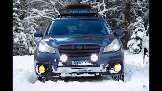 Snowpocalypse 2019 Subaru Outback testing Cooper Discoverer AT3 4S [upl. by Enyamrahc]