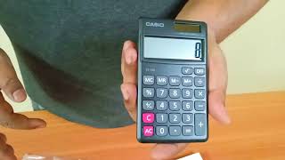 Casio SX 300 Calculator Unboxing  Battery and Solar Powered  Cheap Price Online [upl. by Jennine]