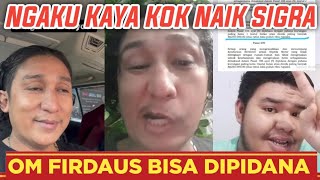 FIRDAUS OIWOBO BISA DIPIDANA KARENA NGEREVIEW MOBIL BEGINI ALASANNYA [upl. by Strader]