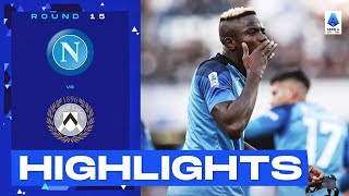 NapoliUdinese 32  Napoli end 2022 at the top Goals amp Highlights  Serie A 202223 [upl. by Kopaz]