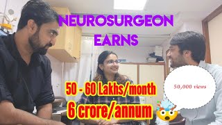 Neurosurgeon earns 60 lakhsmonth PART 1salary of a neurosurgeon sir ganga ram hospital [upl. by Ynafit]