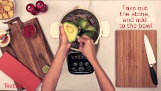 Tefal Cusine Companion Guacamole Recipe [upl. by Kentigera]