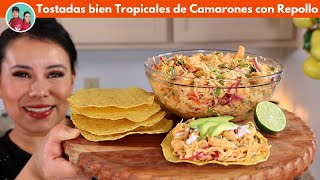 TOSTADAS DE CAMARON [upl. by Finella]