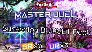 Sunavalon Sunvine BUDGET Deck Profile Yugioh Master Duel another request F2P Plants [upl. by Kcim]