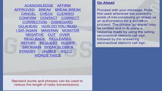 ATPL Training VFR RT Communications 20 General Phraseology Introduction [upl. by Acirre882]