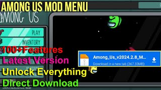 Among Us Mod Menu Latest Version 100Features Direct Download [upl. by Naynek]