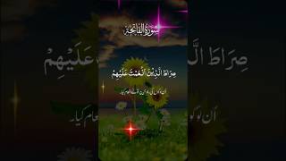 Surah al Fatihafirst Surah of Quranbeautiful recitation [upl. by Aliahs]