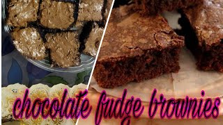 Fudge Chocolate brownies recipeSAAMIYA IMRAN [upl. by Yelyk]