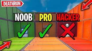 DEATHRUN FORTNITE  NOOB vs PRO vs HACKER  Ultra HARDCODE [upl. by Idid544]