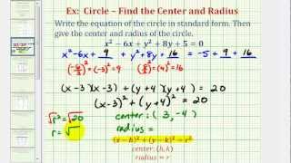 Ex 1 Write General Equation of a Circle in Standard Form [upl. by Sibylla43]